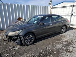 Salvage cars for sale at Albany, NY auction: 2014 Honda Accord LX