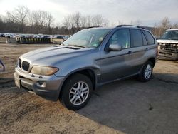 Salvage cars for sale at Marlboro, NY auction: 2005 BMW X5 3.0I