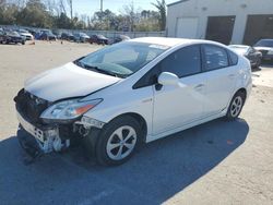 Salvage cars for sale at Savannah, GA auction: 2014 Toyota Prius