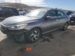 Salvage cars for sale at Littleton, CO auction: 2016 Honda Accord LX