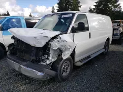 Salvage trucks for sale at Graham, WA auction: 2016 GMC Savana G2500