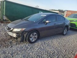 Salvage cars for sale at Hueytown, AL auction: 2013 Honda Civic LX