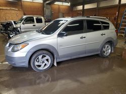 Salvage cars for sale at Ebensburg, PA auction: 2004 Pontiac Vibe