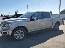 Salvage cars for sale at Miami, FL auction: 2018 Ford F150 Supercrew