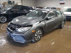 Salvage cars for sale at Elgin, IL auction: 2018 Honda Civic LX