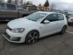 Volkswagen Vehiculos salvage en venta: 2016 Volkswagen GTI S/SE