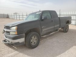 Salvage trucks for sale at Andrews, TX auction: 2003 Chevrolet Silverado K2500 Heavy Duty