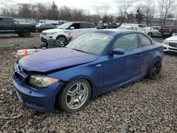 Salvage cars for sale at Chalfont, PA auction: 2008 BMW 135 I