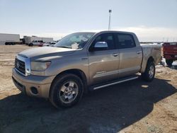 Salvage cars for sale at Amarillo, TX auction: 2008 Toyota Tundra Crewmax Limited