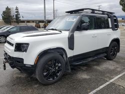 Salvage cars for sale from Copart Rancho Cucamonga, CA: 2022 Land Rover Defender 110 X-DYNAMIC HSE