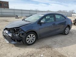 Salvage cars for sale at Kansas City, KS auction: 2015 Toyota Corolla L