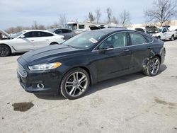 Salvage cars for sale at Bridgeton, MO auction: 2016 Ford Fusion Titanium