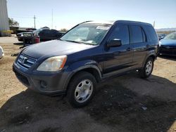 Salvage cars for sale at Tucson, AZ auction: 2006 Honda CR-V LX