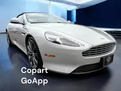 Salvage cars for sale at North Billerica, MA auction: 2015 Aston Martin DB9