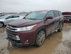 Salvage cars for sale at Kansas City, KS auction: 2019 Toyota Highlander SE