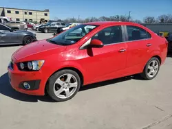 Chevrolet Sonic ltz salvage cars for sale: 2015 Chevrolet Sonic LTZ