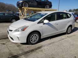 Salvage cars for sale at Windsor, NJ auction: 2013 Toyota Prius V