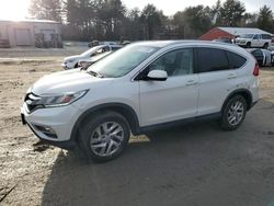 Salvage cars for sale at Mendon, MA auction: 2016 Honda CR-V EXL