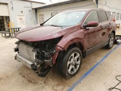 Salvage cars for sale at Pekin, IL auction: 2018 Honda CR-V EX