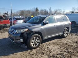 Salvage cars for sale at Chalfont, PA auction: 2011 Toyota Highlander Base