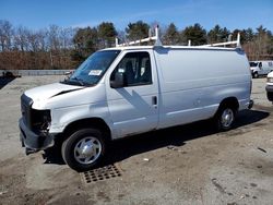 Salvage trucks for sale at Exeter, RI auction: 2011 Ford Econoline E150 Van