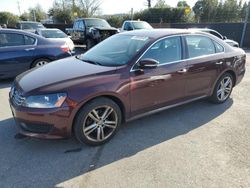 Volkswagen salvage cars for sale: 2014 Volkswagen Passat SE