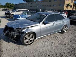 Mercedes-Benz salvage cars for sale: 2014 Mercedes-Benz C 250