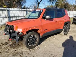 Jeep salvage cars for sale: 2017 Jeep Renegade Trailhawk