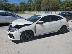 Salvage cars for sale at Fort Pierce, FL auction: 2018 Honda Civic Sport