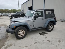 Jeep salvage cars for sale: 2015 Jeep Wrangler Sport