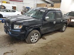 Salvage cars for sale at Ham Lake, MN auction: 2007 Honda Ridgeline RTL