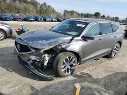 Salvage cars for sale at Mendon, MA auction: 2023 Acura MDX Technology