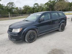 Salvage cars for sale at Fort Pierce, FL auction: 2013 Dodge Journey SE