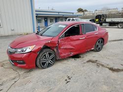 Salvage cars for sale at Tulsa, OK auction: 2016 Honda Accord Sport