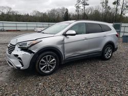 Salvage cars for sale at Augusta, GA auction: 2017 Hyundai Santa FE SE