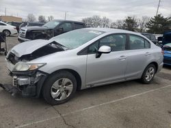 Salvage cars for sale at Moraine, OH auction: 2013 Honda Civic LX