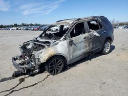 Salvage cars for sale at Fredericksburg, VA auction: 2015 Ford Explorer XLT