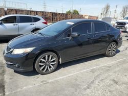 Salvage cars for sale at Wilmington, CA auction: 2015 Honda Civic EXL