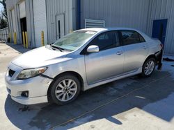 Salvage cars for sale at Savannah, GA auction: 2010 Toyota Corolla Base