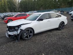 Salvage cars for sale at Graham, WA auction: 2025 Honda Accord Hybrid Sport