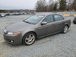 Salvage cars for sale at Concord, NC auction: 2007 Acura TL