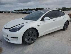 Tesla salvage cars for sale: 2022 Tesla Model 3