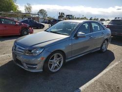 Salvage cars for sale at Van Nuys, CA auction: 2012 Mercedes-Benz C 350