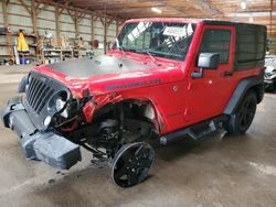 Salvage cars for sale at London, ON auction: 2017 Jeep Wrangler Sport