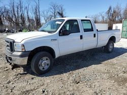 Salvage trucks for sale at Baltimore, MD auction: 2005 Ford F250 Super Duty