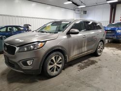 Salvage cars for sale at Windham, ME auction: 2016 KIA Sorento EX