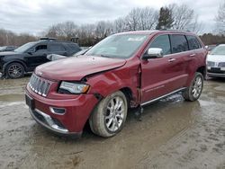 SUV salvage a la venta en subasta: 2015 Jeep Grand Cherokee Summit