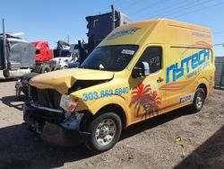 Salvage trucks for sale at Colorado Springs, CO auction: 2017 Nissan NV 2500 S