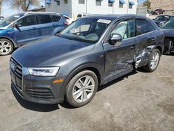 Salvage cars for sale at Albuquerque, NM auction: 2018 Audi Q3 Premium Plus