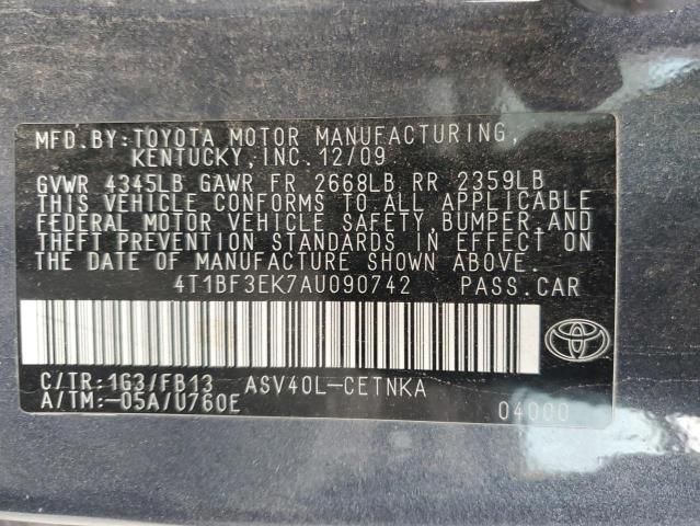 2010 Toyota Camry Base